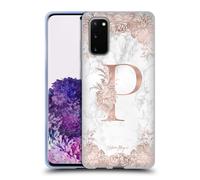 NATURE MAGICK ROSE GOLD MARBLE MONOGRAM 2 CUSTODIA MORBIDA IN GEL PER SAMSUNG 1