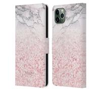 NATURE MAGICK ROSE MARBLE GLITTER CUSTODIA COVER A PORTAFOGLIO PER APPLE iPHONE