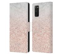 NATURE MAGICK ROSE MARBLE GLITTER CUSTODIA COVER A PORTAFOGLIO PER SAMSUNG 1