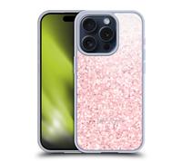 NATURE MAGICK ROSE MARBLE GLITTER CUSTODIA COVER MORBIDA IN GEL PER APPLE iPHONE