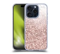 NATURE MAGICK ROSE MARBLE GLITTER CUSTODIA COVER MORBIDA IN GEL PER APPLE iPHONE