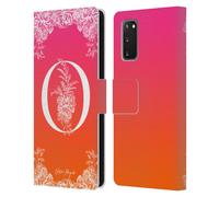 NATURE MAGICK WHITE FLORAL MONOGRAM 2 CUSTODIA COVER A PORTAFOGLIO PER SAMSUNG 1