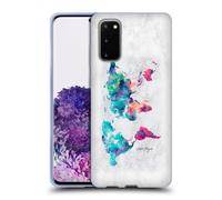 NATURE MAGICK WORLD MAP ON MARBLE CUSTODIA COVER MORBIDA IN GEL PER SAMSUNG 1