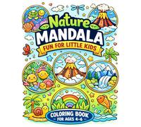 NATURE MANDALA FUN FOR LITTLE KIDS: 100+ BIG SIMPLE AND FUN NATURE MANDALA FOR CHILDREN