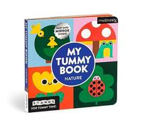 Nature My Tummy Book: High-Contrast Fold-Out Book That Stands for Tummy Time, Baby-Safe Mirror Inside!