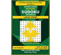Nature & Night Pattern Sudoku for Adults: 120 Calming Picture-Pattern Puzzles from Easy to Hard