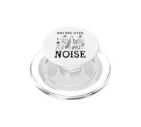 Nature Over Noise Hiking Wildflower Adventure Butterfly PopSockets PopGrip per MagSafe