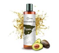 Nature Packaged Olio di avocado (8 oz) direttamente dalla fattoria EIR Oils in Spagna, olio vettore puro al 100% per capelli, viso e pelle, olio vettore spremuto a freddo e selezionato
