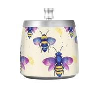 Nature, posacenere per sigarette con coperchio, per interni ed esterni, per tavolo da patio, antivento, senza fumo, per sigari, sigarette o decorazione per la casa e il giardino