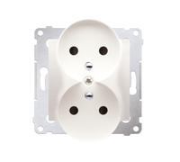 Kontakt-Simon DGZ2MZN.01/41 - Presa di corrente in plastica, IP20, 250 V, 75 mm, 46 mm