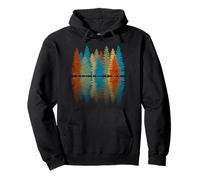 Nature Reflection Forest Outdoor Wildlife Tree Lover Felpa con Cappuccio