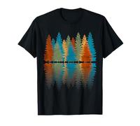Nature Reflection Forest Outdoor Wildlife Tree Lover Maglietta