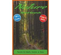 Nature related word Search Puzzle Book: Word Searches with Easy to Read Print about Nature, Wildlife, Outdoors and More | 6x9 inches, 110 pages | 50 + ... Gift for Vacations, Holidays, and Free Times