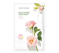 NATURE REPUBLIC Real Nature Rose Mask Sheet maschera rivitalizzante in tessuto 23 ml