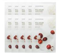 NATURE REPUBLIC - Real Nature Sheet Mask - Shea Butter - 1pc (10ea) Set