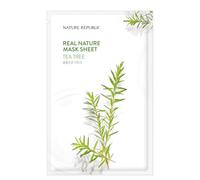 NATURE REPUBLIC Real Nature Tea Tree Mask Sheet maschera in tessuto effetto detergente per pelli problematiche 23 ml
