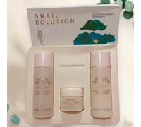 NATURE REPUBLIC Snail Solution Set di 3 articoli Booster per la pelle, emulsi...