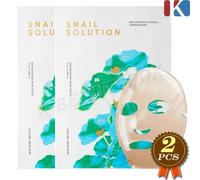 NATURE REPUBLIC Snail Solution Skin Booster Mask Foglio 25 g x 2 pezzi Premiu...