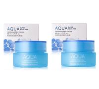 Nature Republic Super Aqua Max Fresh Watery Cream 80 ml x2 per pelli grasse K...