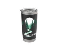 Nature Reset Trekking Lento Natura Calma Bicchiere termico in acciaio inox doppia parete