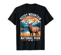Nature Rocky Mountain National Park Floral Bear Colorado Maglietta