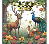 Nature’s Muse: A Coloring Journey: A Relaxing Adult Coloring Book Featuring Intricate Nature, Animal, and Bird Designs