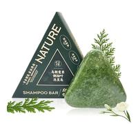 Nature Seven Green Soap Shampoos Bars, Natural Triangle Shampoo Bar, Usman Grass Shampoo Bar, Nourishing Care for Healthy-Looking Hair (1 pezzi)
