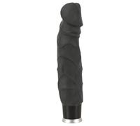 Vibratore Silenzioso al Tatto Pelle - Nature Skin (Nero)