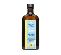 Nature Spell Autentico olio di ricino nero giamaicano con vitamina E per capelli e corpo, 150 ml, rinforza le radici dei capelli, cura i capelli secchi e danneggiati
