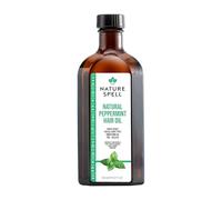 Nature Spell Olio di Menta Piperita per Capelli & Pelle 150ml, Ideale per Capelli Danneggiati e Cuoio Capelluto Pruriginoso, Olio Corpo per Migliorare la Texture della Pelle, Prodotto nel Regno Unito