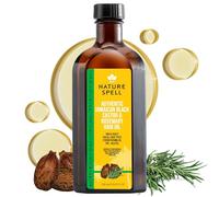 Olio di Ricino Giamaicano Nature Spell con Rosmarino per Capelli e Corpo 150 ml, Stimola la Crescita Naturale dei Capelli, Rinforza le Radici, Trattamento per Capelli Secchi e Danneggiati