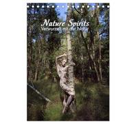 Nature Spirits - Verwurzelt mit der Natur (Tischkalender 2026 DIN A5 hoch), CALVENDO Monatskalender: Bodypaintingkunstwerke in der Natur von Julie Boehm