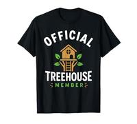 Nature Tree House Trees Simple Official Member Treehouse Maglietta