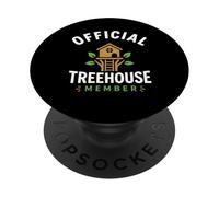 Nature tree house trees simple official member treehouse PopSockets PopGrip Adesivo