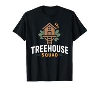 Nature Treehouse in Minimalist Trees Simple Squad Tree House Maglietta