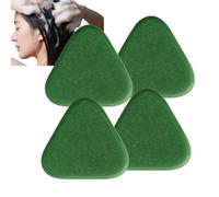Nature Triangle Shampoo Bar 120 g, sapone naturale solido per la crescita dei capelli e la cura del cuoio capelluto, asta nutriente anti-forfora, shampoo per il controllo dell'olio per uomini e donne