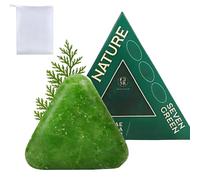 Nature Triangle Shampoo Bar con Olio di Controllo dell'Umidità Usman Elimina la Dandruff Rafforza i Capelli Riduce il Crespo per Donne e Uomini Sapone Solido per Capelli (1PZ)
