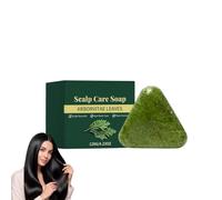 Nature Triangle Shampoo Bar da donna, sapone per capelli lisci, senza | Sapone vegano a base vegetale, shampoo bar, pratico prodotto da viaggio per la cura dei capelli di donne e uomini