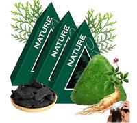 Nature Triangle Shampoo Bar, Nature Seven Green Soap Shampoo, shampoo solido naturale a base di erbe, cura detergente e nutriente delicato per capelli dall'aspetto sano (3 pezzi)