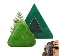 Nature Triangle Shampoo Bar, shampoo solido a base vegetale, schiuma ricca, deterge e nutre delicatamente i capelli, adatto alla maggior parte dei tipi di capelli (1 pcs)