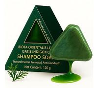 Nature Triangle Shampoo Bar - Shampoo Solido Naturale All'erbas Di Usman E Acqua Di Riso Glutinoso Per La Cura E La Crescita Dei Capelli, Calmante E Rinforzante Per Donna E Uomo