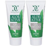 Nature Unique Cosmetics Aloe Attiva Gel Freddo Gambe 2x100 ml Gel