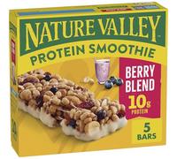 Nature Valley Barrette di snack gommosi per frullato proteico, barrette proteiche alla miscela di bacche, 5 pezzi, 201,3 g