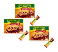 Nature Valley® | Barrette Morbide | Merenda Cioccolato e Mirtilli Rossi | Snack Cioccolato Craberries - 3 x 4 Barrette | Snack Proteine