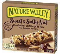 NATURE VALLEY Cereali, cioccolato nero e mandorle, 150 g - quattro articoli
