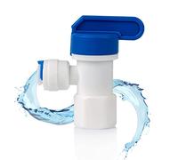 Nature Water Professionals - Valvola per osmosi inversa da 1/4 - Chiave di apertura e chiusura - Ideale serbatoi di osmosi - Attacco filettato universale