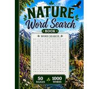 Nature Word Search Book: Boost Focus and Relax Your Mind with 50 Nature Word Search Puzzles