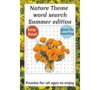 Nature Word Search Puzzle book series Summer edition: 120 pages | 60 puzzles! Fun for all ages, 9 words per puzzle, Small book for travel, fun on the go