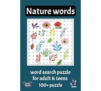 Nature Words Search Puzzle Book: Words searches with Easy to Read Print about Nature, ocean, wildlife and More | 6x9 inches, 110 pages | 100+ puzzles ... Gift for Vacations and free Times