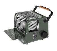Naturehike 2 in 1 Portable Heater & Stove, gas stove, Liquefied Petroleum Gas, Camping Heaters for Tents, Adjustable Temperature, Over-Voltage Protection (green)